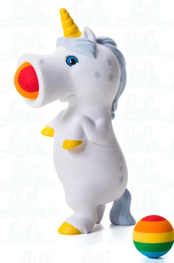 Einhorn Plopper - Weiß