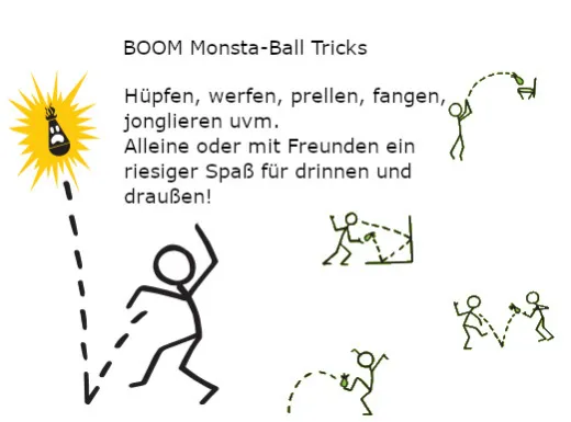 BOOM Monsta-Ball, gelb