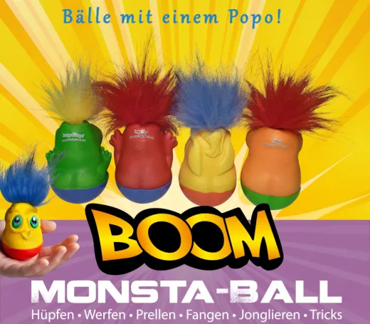 BOOM Monsta-Ball, gelb