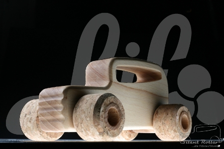Holz-Auto mit Korkbereifung Silent Hot Rod Rollers 